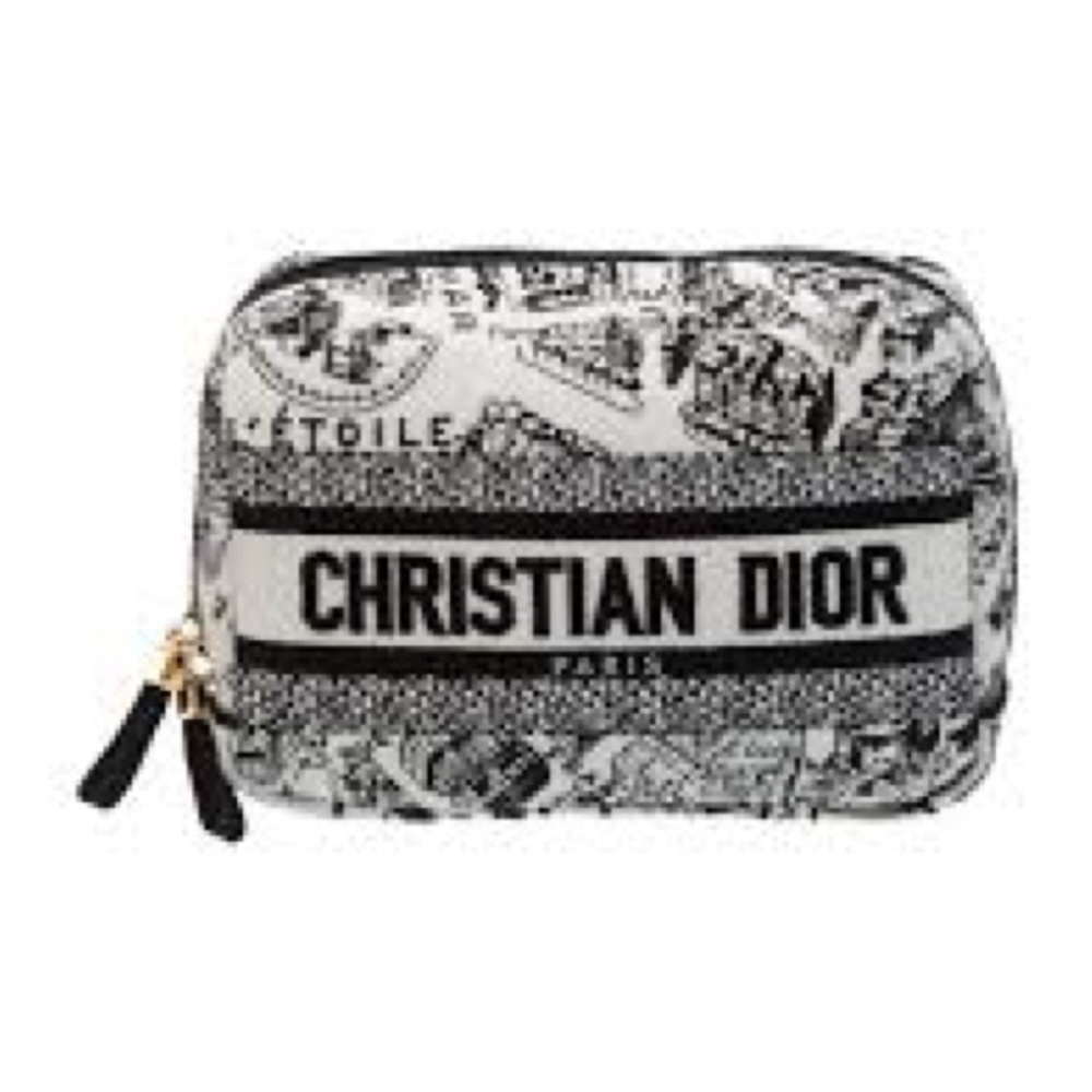 Dior black and white novelty cosmetic bag (Paris Exclusive)
